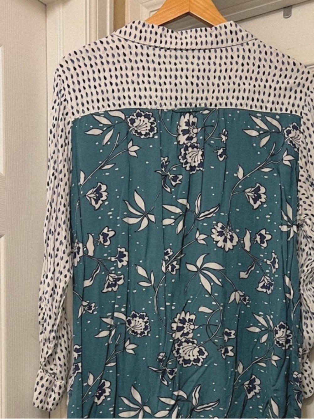 STYLE & CO mixed pattern buttondown
